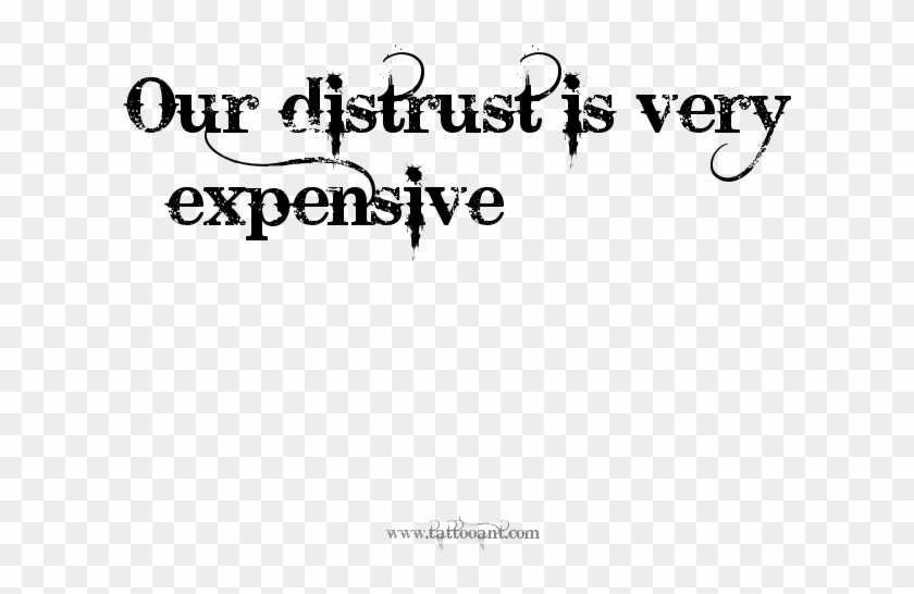 Our Distrust Is Very Expensive - Peace Begins With A Smile Tattoo Clipart