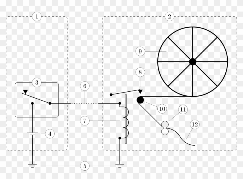 Electrical Telegraph Schematic - Telegraf Wikipedia Clipart (#5786585 ...