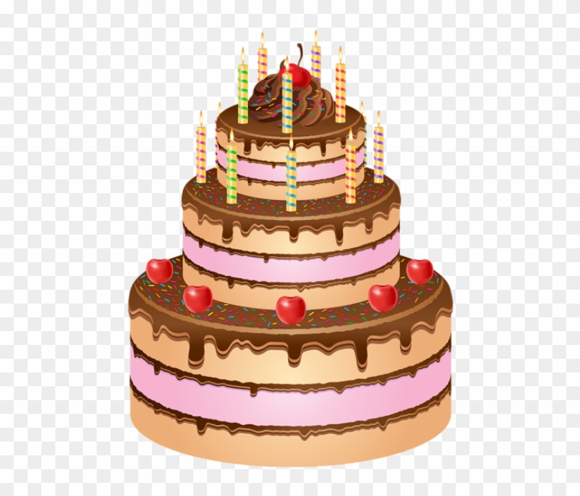 Premium PSD | Birthday cake isolated on transparent background