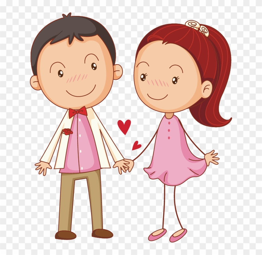 Download Couple Illustration Cute Little Transprent Png Free - Cute ...