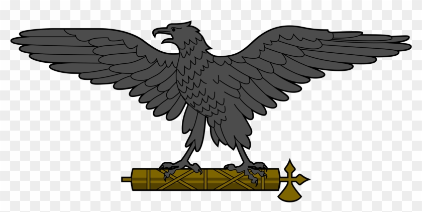 Open - Eagle With Fasces Clipart