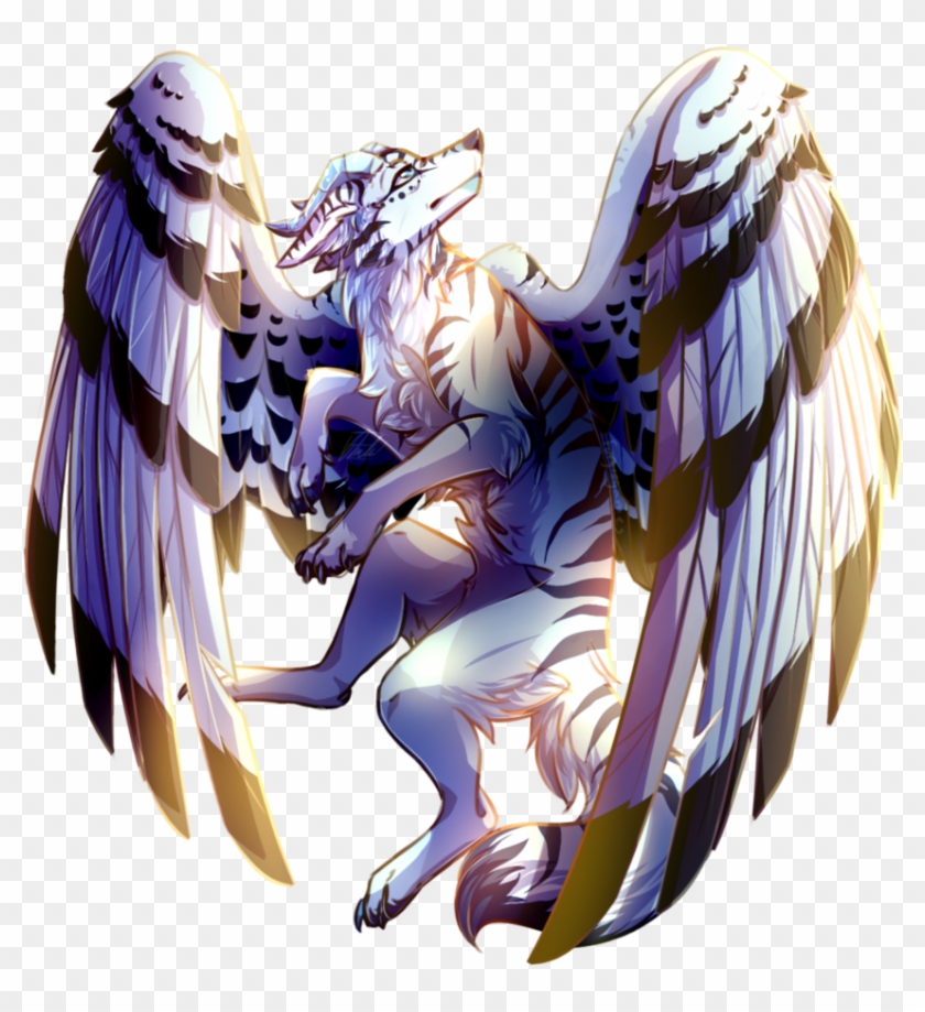 Pictures Of Anime Wolves With Wings - AIA