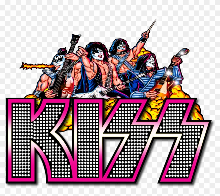 Kiss, Visual Pinball, Logo, Text, Fictional Character - Logo Kiss Png Clipart