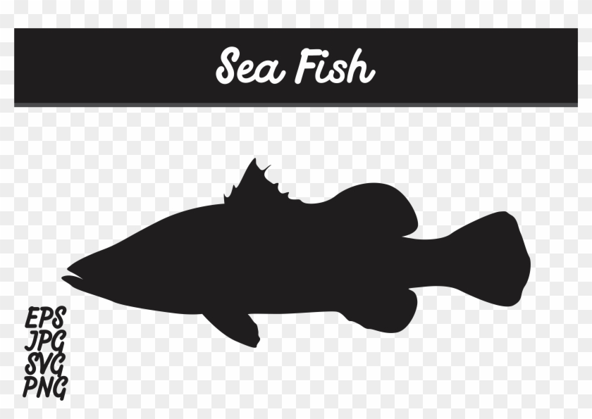 Download Sea Fish Silhouette Svg Vector Image Graphic By Arief Bony Fish Clipart 5993203 Pikpng
