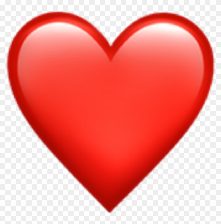 Emoji Heart Png Gambar Love  Merah Background Putij 