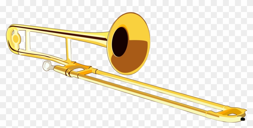 Excelent Instruments Clipart Trombone, Instruments - Clipart Trombone Transparent - Png Download