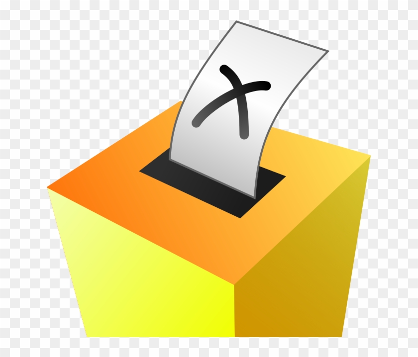 A Coloured Voting Box - Votacion Png Clipart