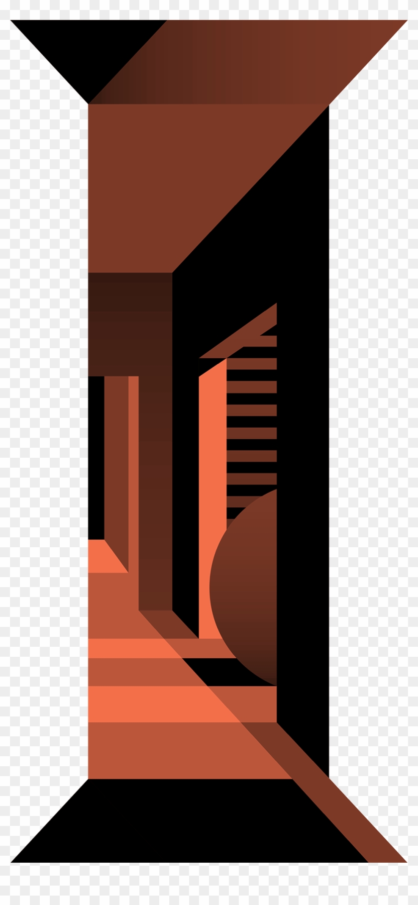 Italianism Logo Ray Oranges - Architecture Clipart #686703