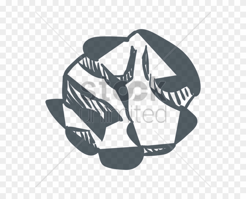 Crumpled Paper Clipart 4 By Charles - Paper Ball Vector Png Transparent Png