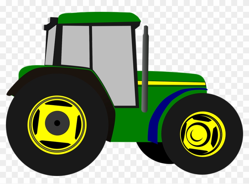 Cartoon John Deere Tractor Clipart