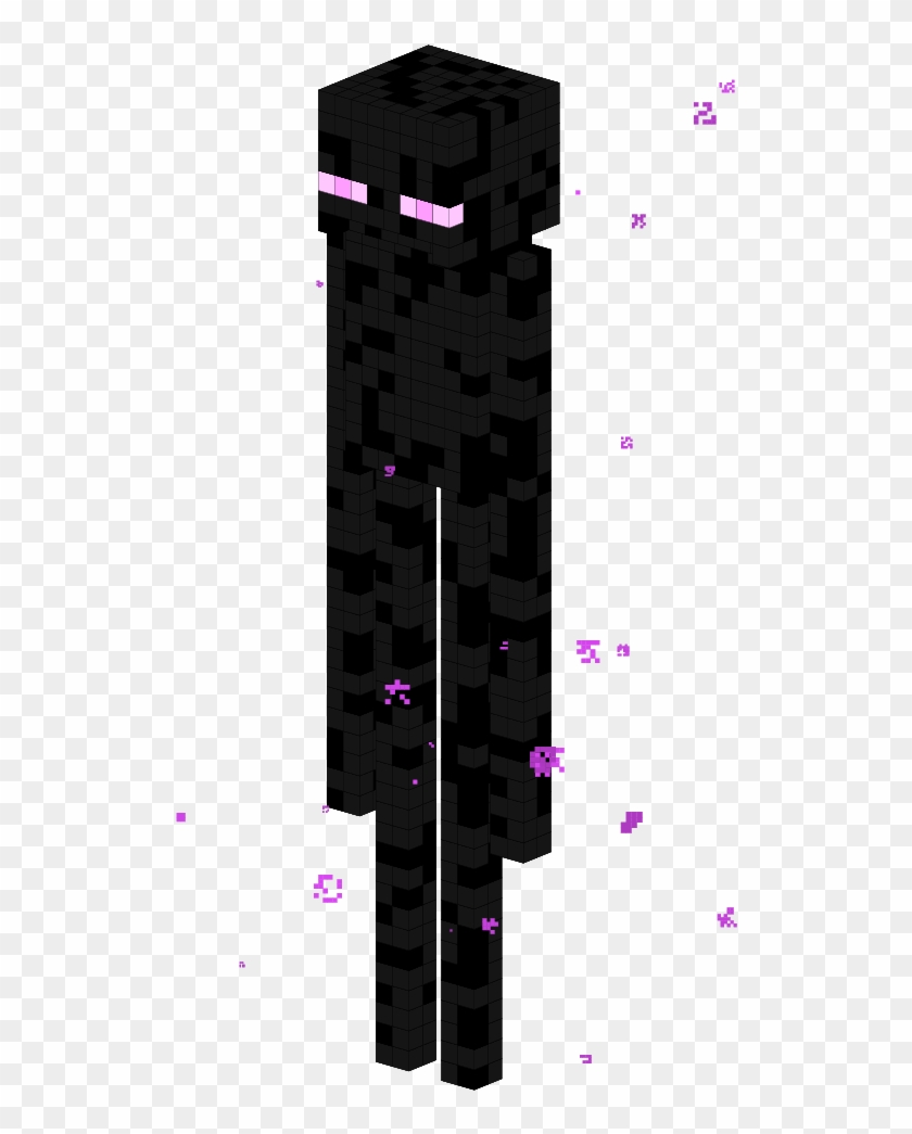 Minecraft Enderman White Background , Png Download - Enderman Drawing Clipart