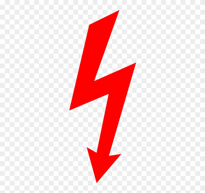 File - Lightning Symbol - Svg - Red Lightning Icon Png Clipart