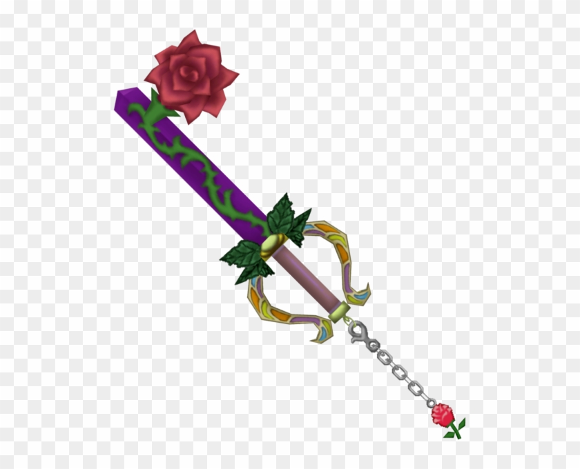 Divine Rose Kingdom Hearts Wiki, Kingdom Hearts Keyblade, - Rose Keyblade Clipart