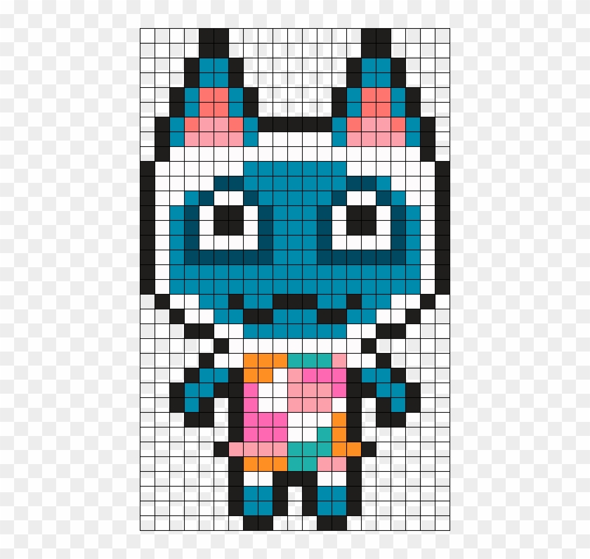 Download Animal Crossing Mitzi Perler Bead Pattern / Bead Sprite