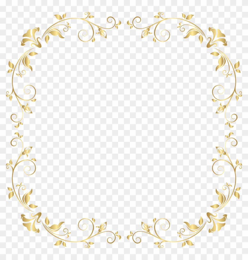 Gold Frame Border Png Clipart (#788035) - PikPng