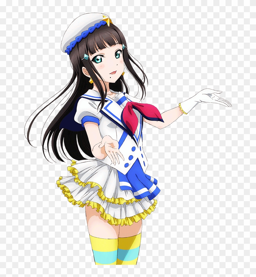 Download Transparent - Idolized - Aqours Aozora Jumping Heart Clipart