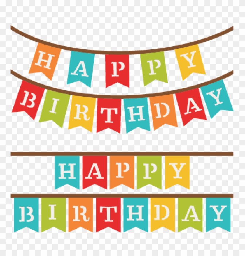 Happy Birthday Banner Clip Art Birthday Banner Clipart Happy Birthday Banner Svg Png Download 800141 Pikpng