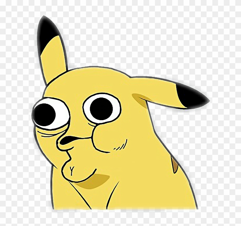 Download Derp Sticker Pikachu Meme Face Png Clipart Png Download Pikpng