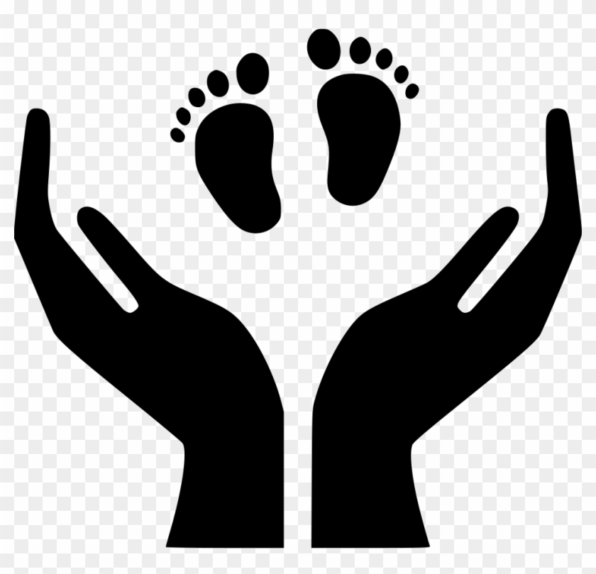 Picture Black And White Stock Hands Svg Baby Footprint Clipart 824445 Pikpng