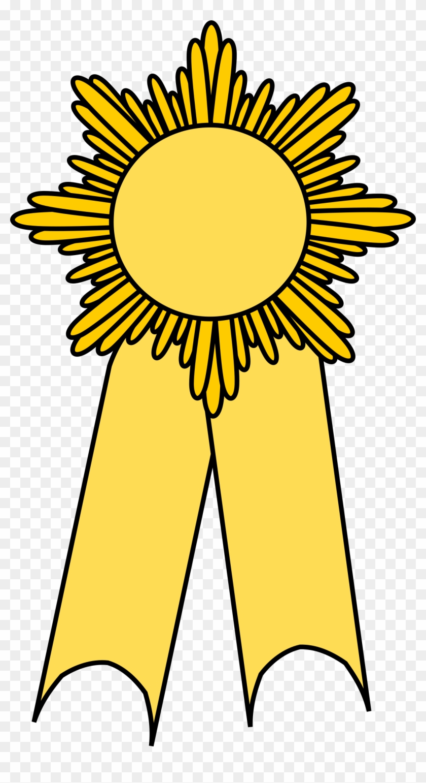Yellow Ribbon Paper Awareness Ribbon Blue Ribbon - Girl Scout Gold Award Png Clipart