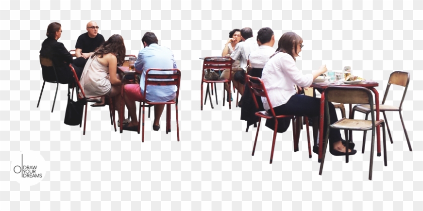 Download 924 X 568 247 - Cut Out People Terrace Clipart Png Download