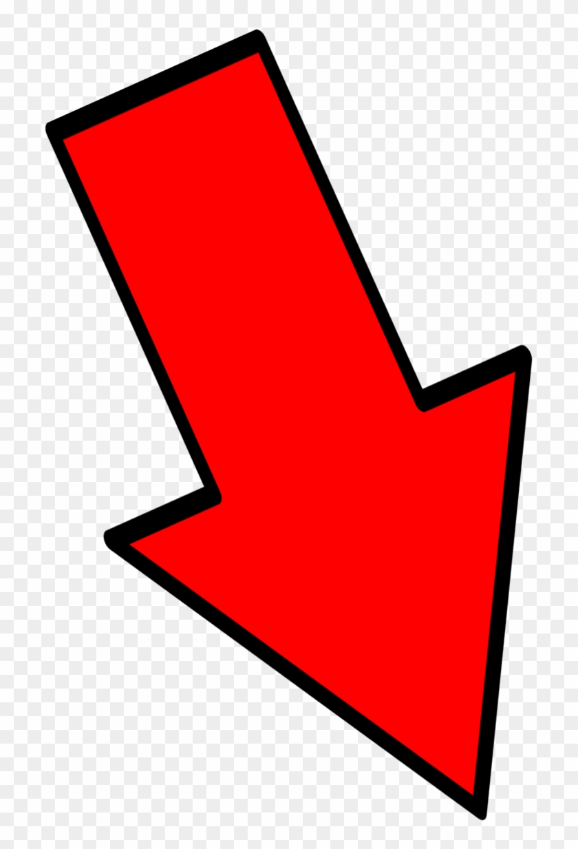 Red Down Right Arrow Png Download Red Arrow Right Down Clipart