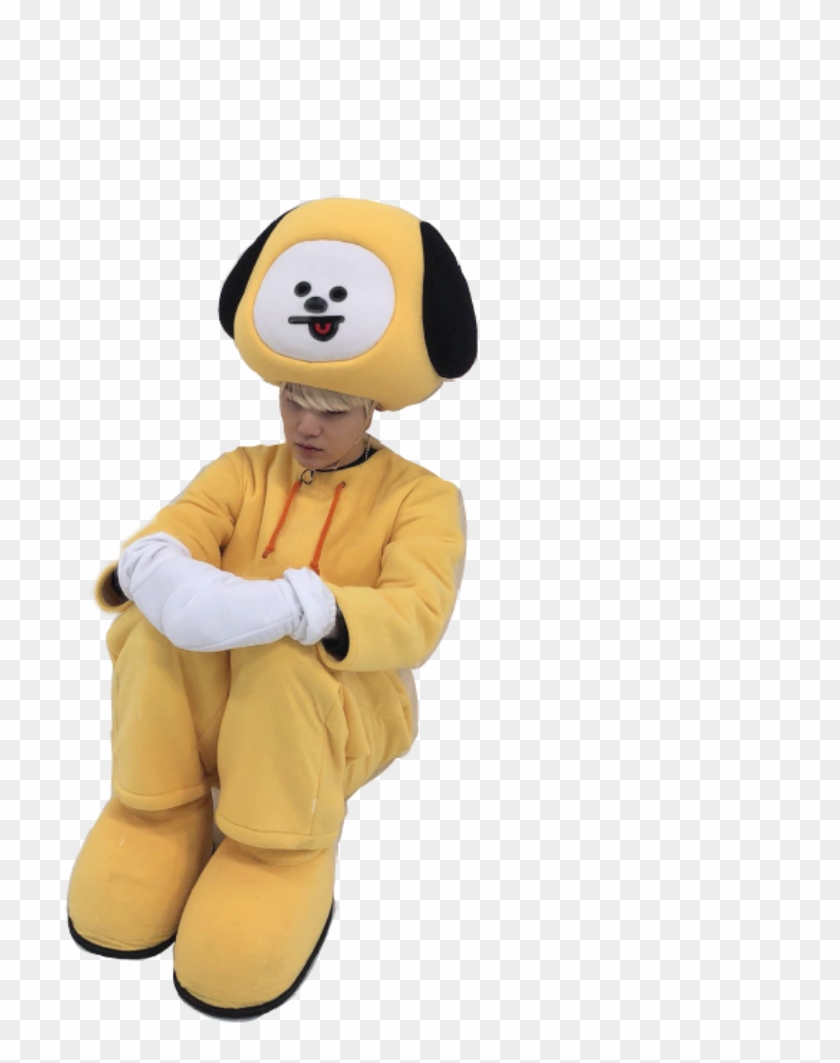 Bts Suga Minyoongi Yoongi Recurso Png Sticker Cute - Suga In Chimchim Costume Clipart