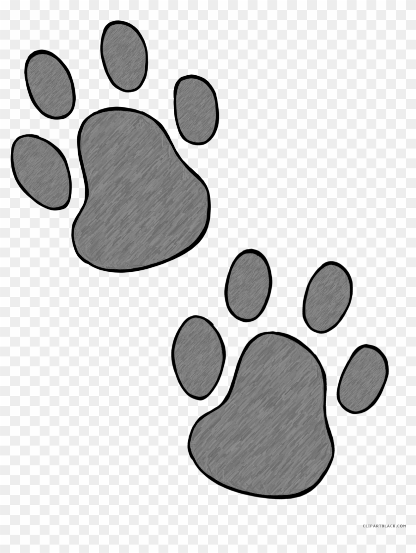 Paw Print - Dog Paw Doodle Clipart (#898973) - PikPng