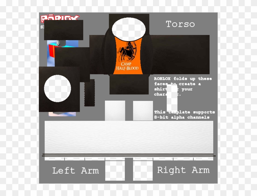 Roblox Black Gloves Template