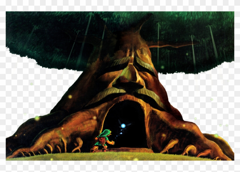 Deku Baum Great Deku Tree Botw Clipart Pikpng