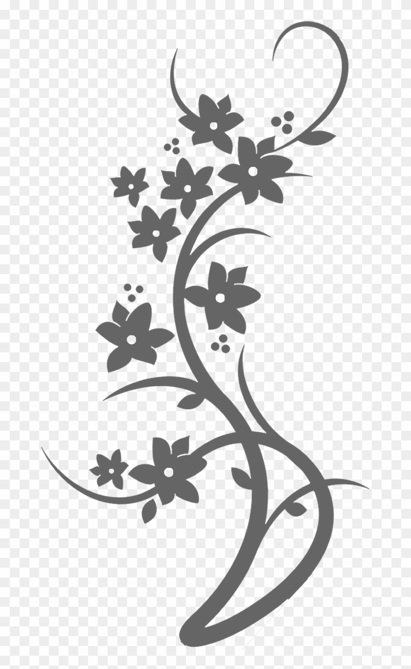 We'd Love To - Flower Arabesque Clipart