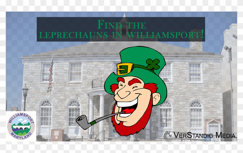 Find The Leprechauns In The Town Of Williamsport - Leprechaun Clipart