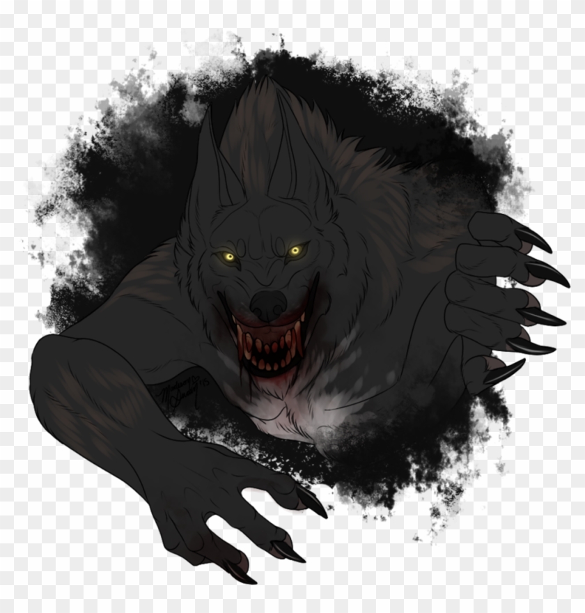 Download Wolf Sticker - Horror Clipart Png Download - PikPng