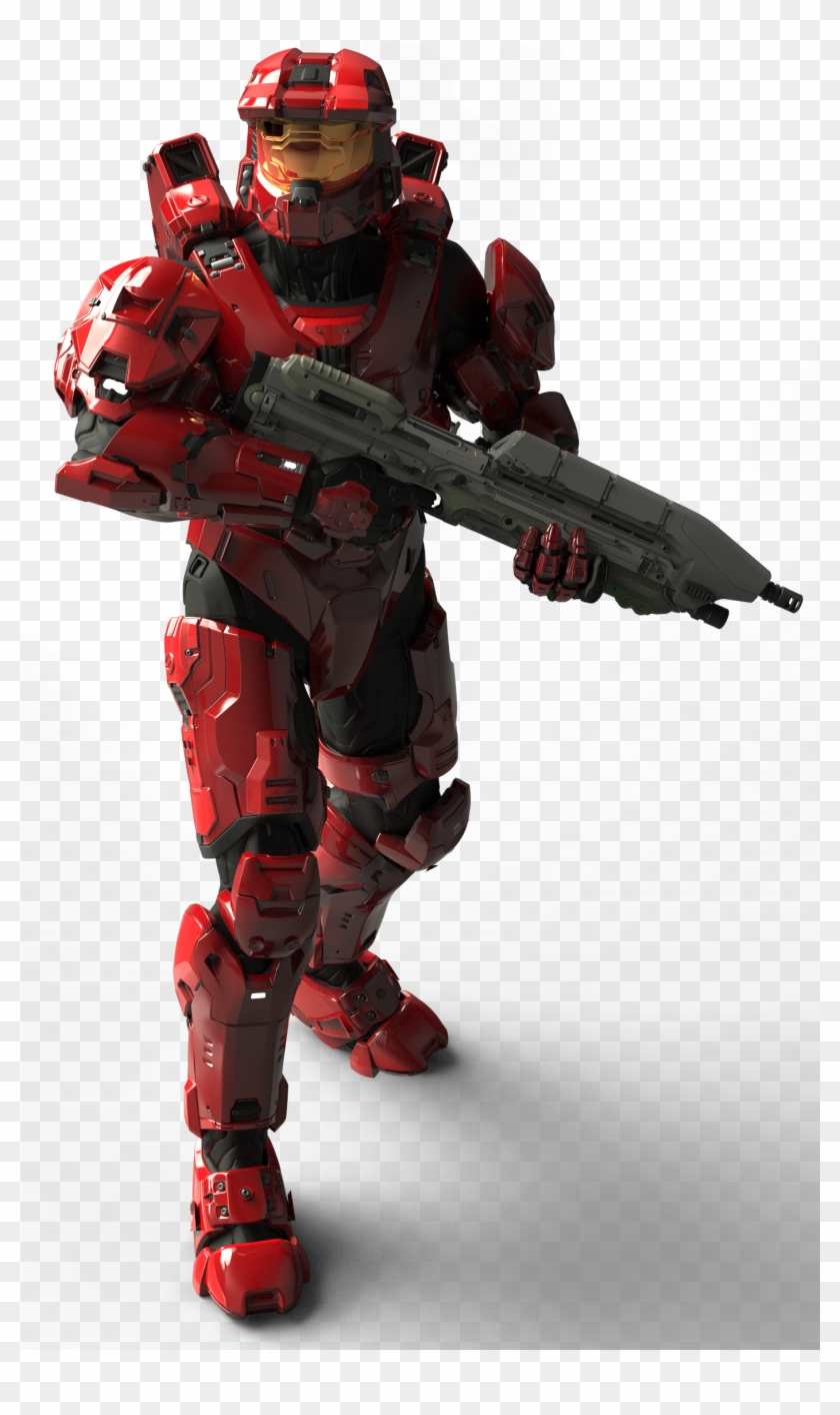 Download 1392 X 2304 7 - Halo 4 Master Chief Red Clipart Png Download